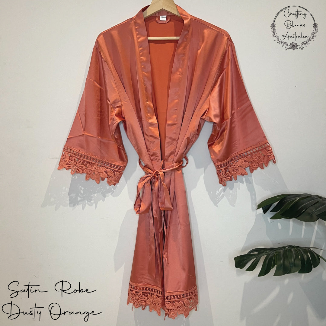 Adult Satin Robes Plus Size