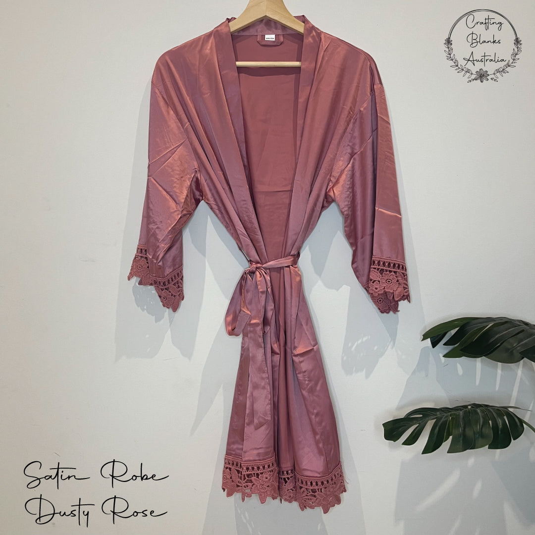 Adult Satin Robes Plus Size