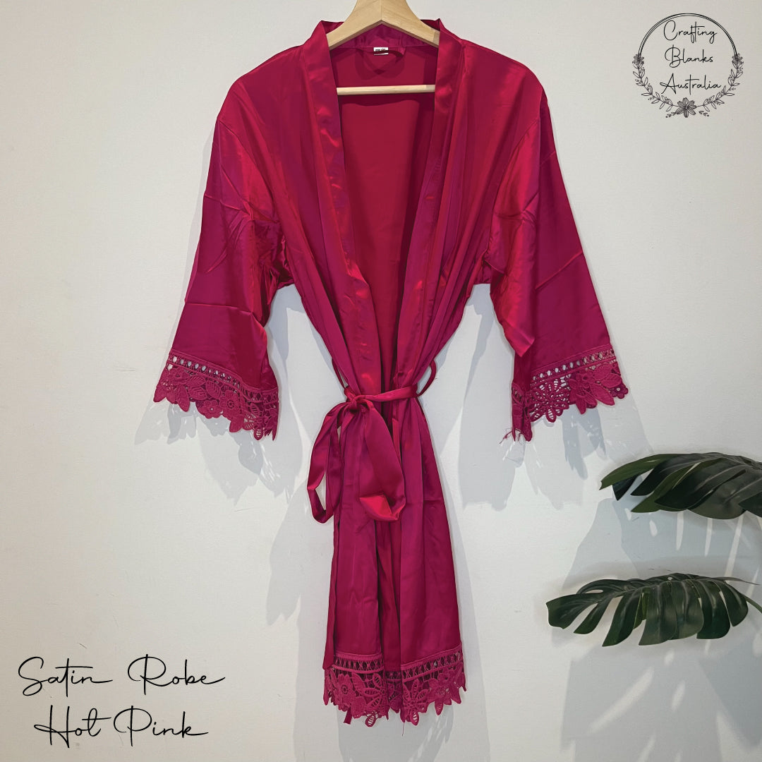 Adult Satin Robes Plus Size