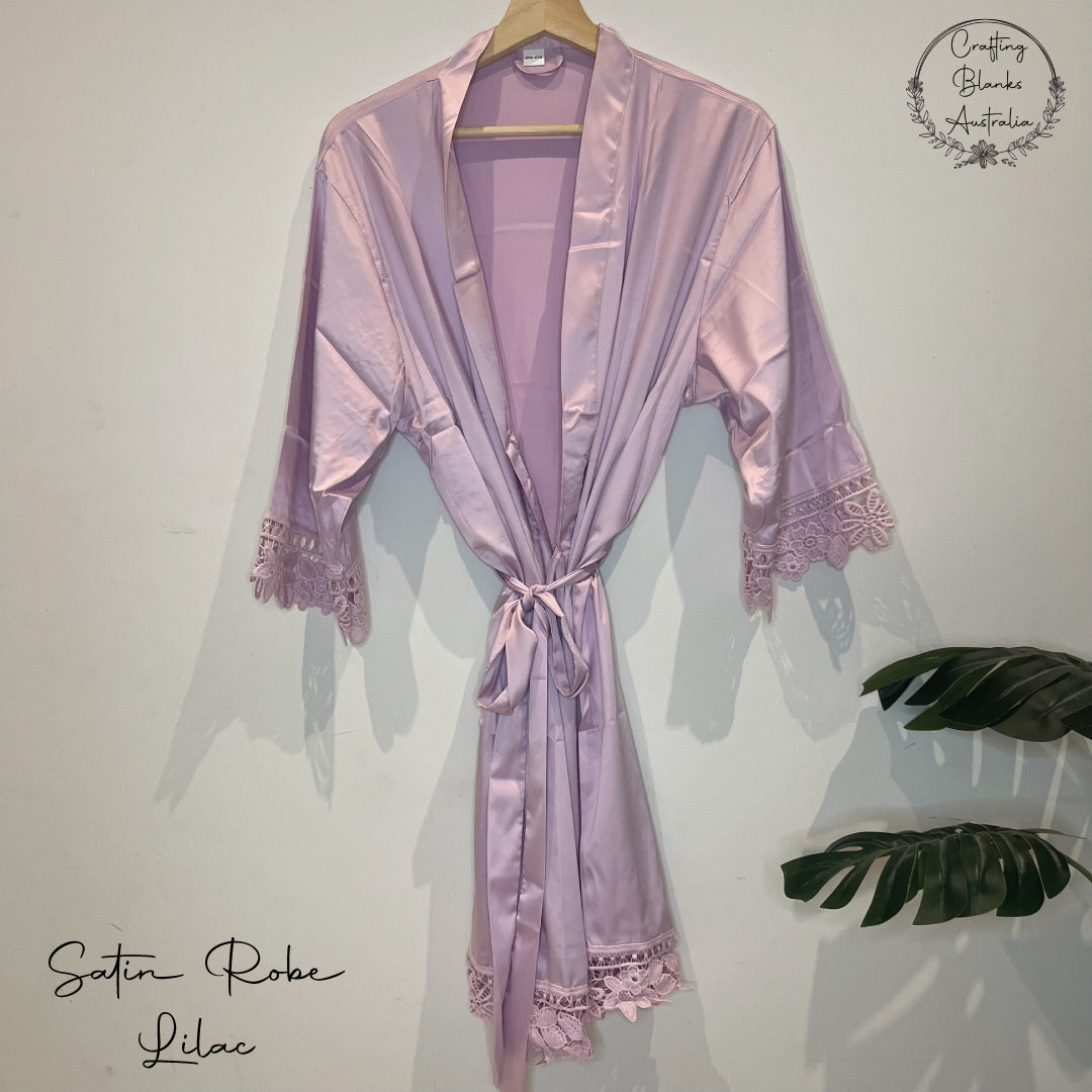 Adult Satin Robes Plus Size