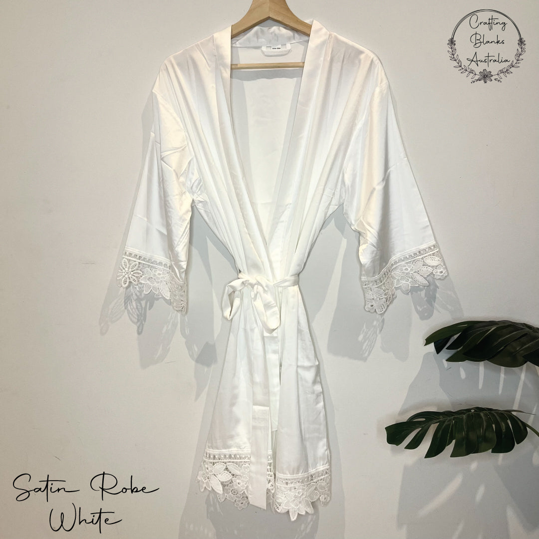 Childrens Satin Robes