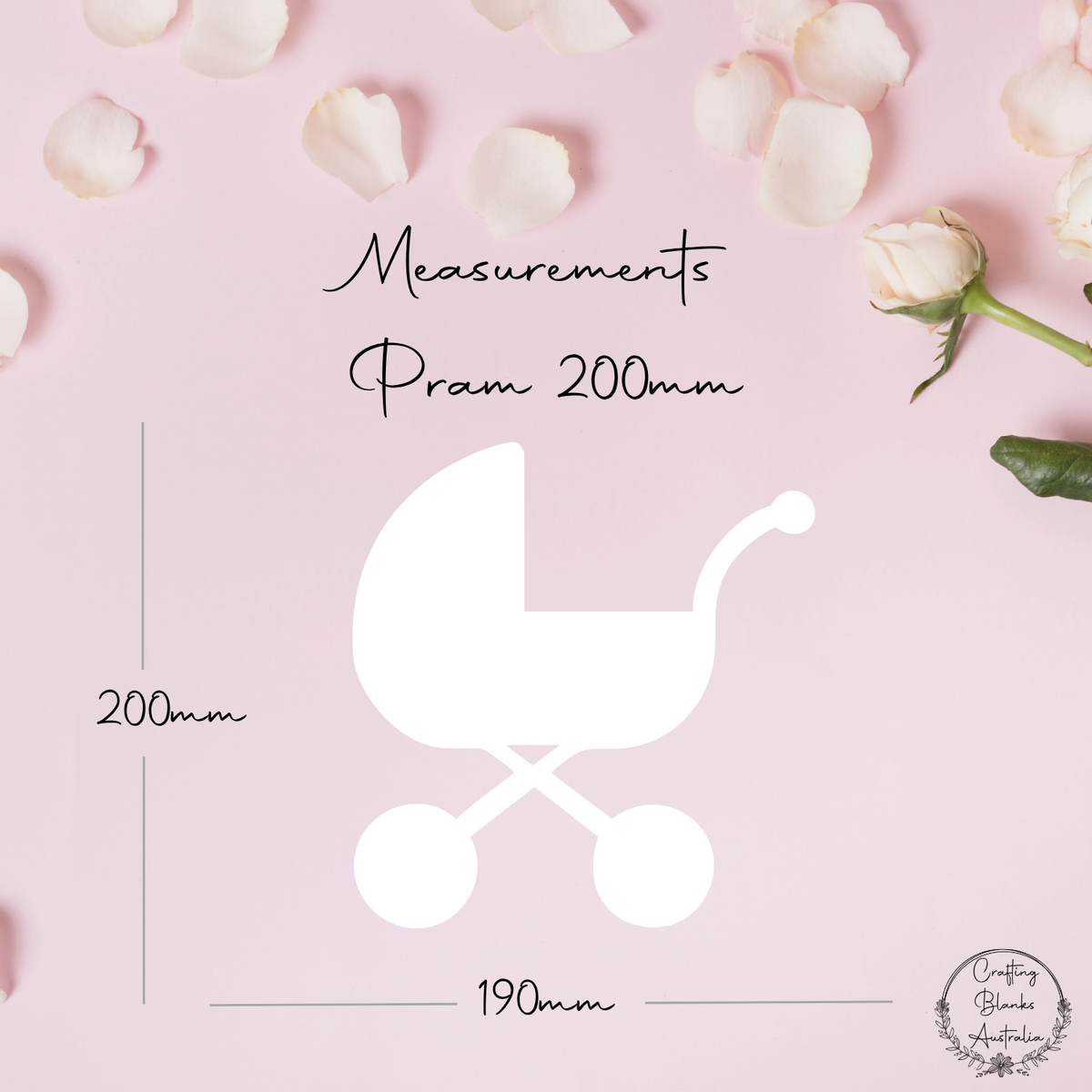 Pram • Blank Shape • 200mm