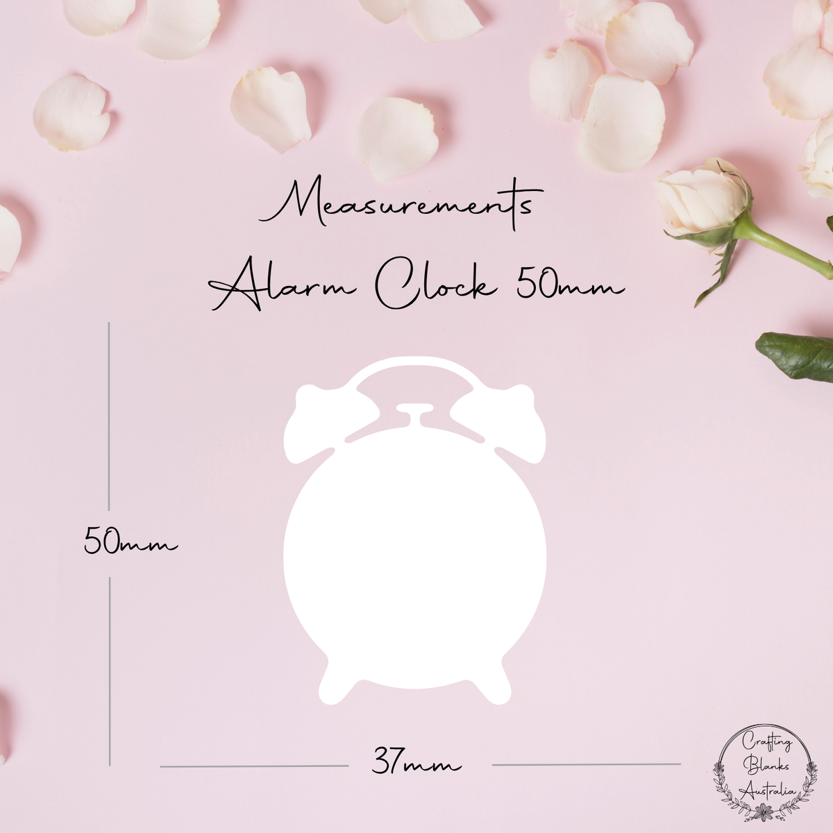 Alarm Clock • Blank Shape • 50mm