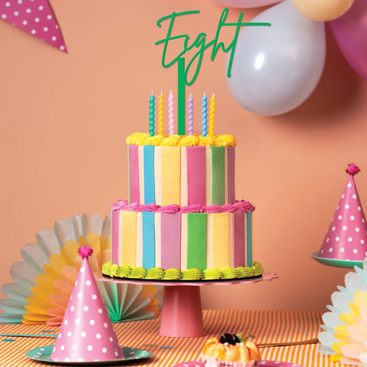 Eight • Cake Topper • 150mm