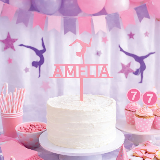 Gymnastics • Custom Cake Topper • 120mm