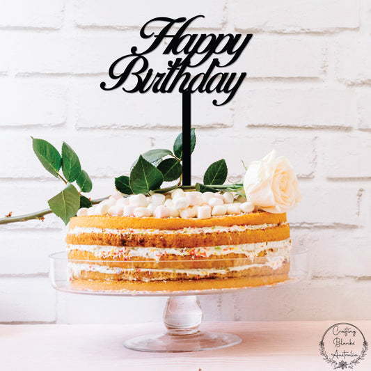 Happy Birthday • Cake Topper • 120mm
