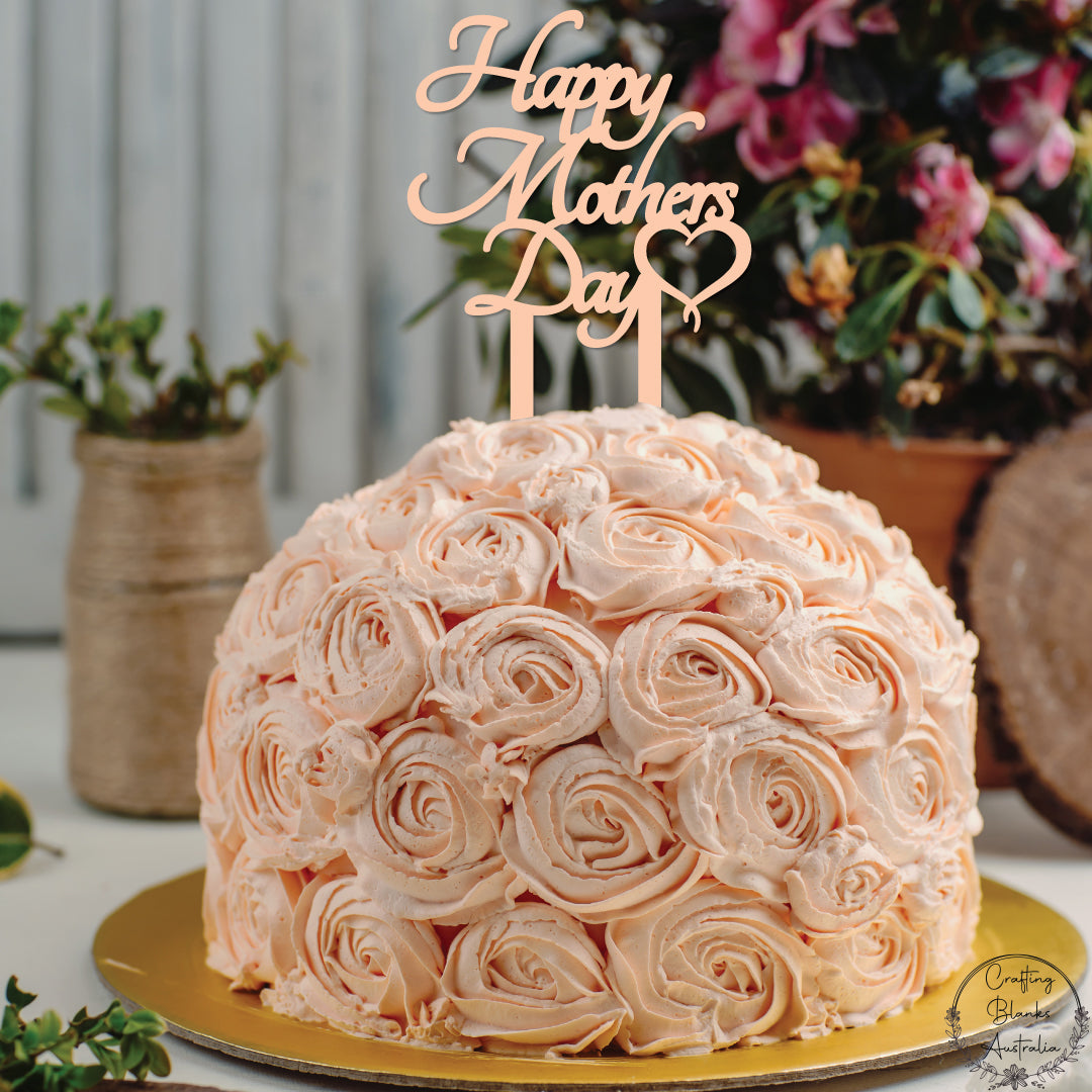 Happy Mother's Day • Cake Topper • 120mm
