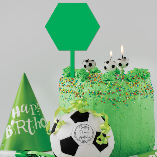 Hexagon • Cake Topper • 150mm