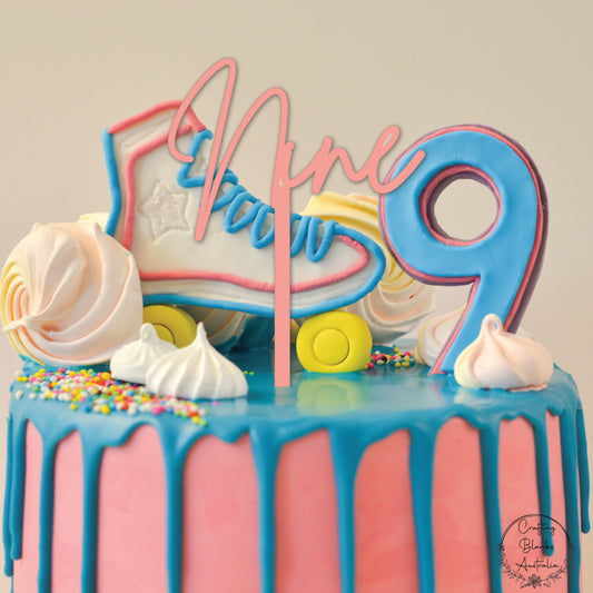 Nine • Cake Topper • 150mm