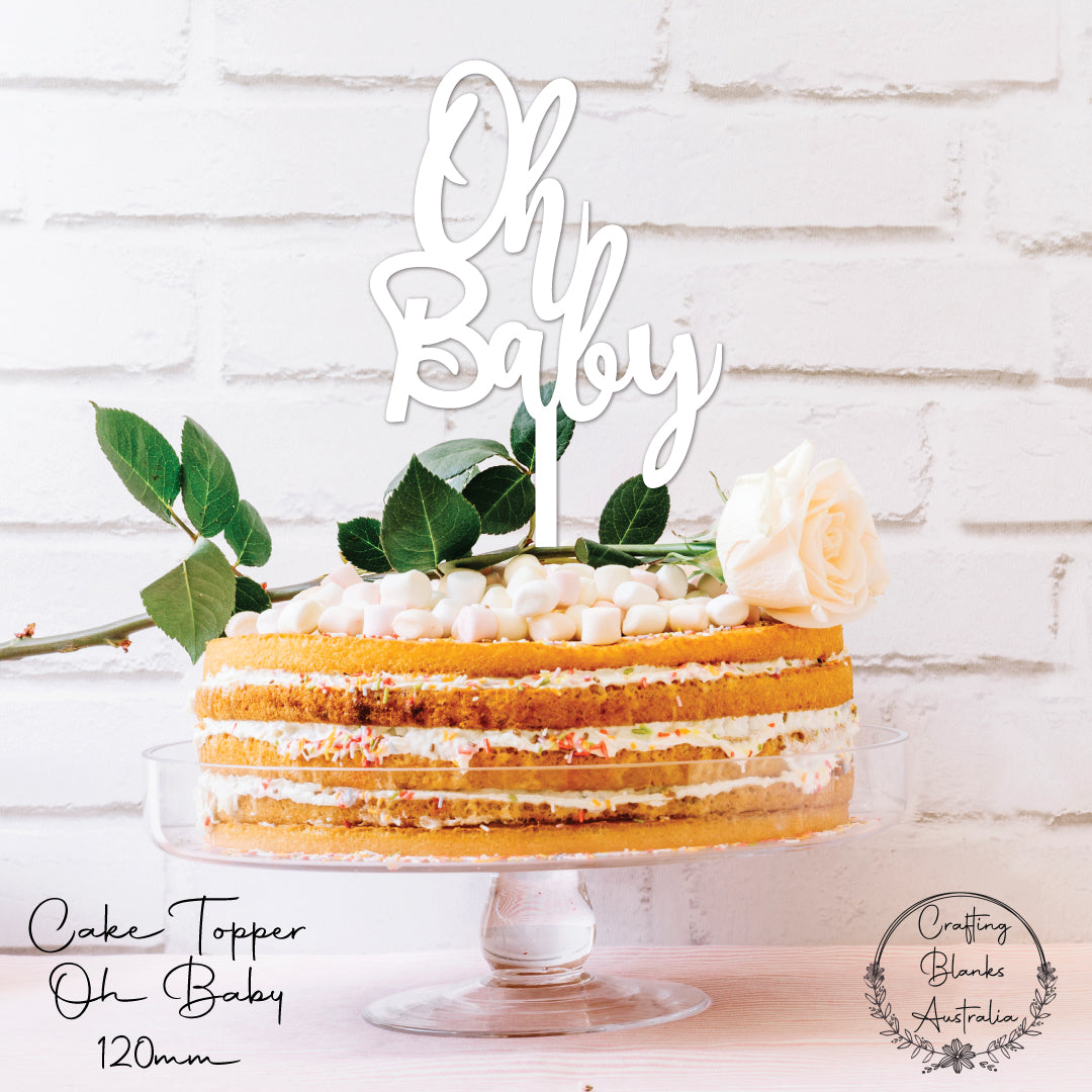 Oh Baby • Cake Topper • 120mm