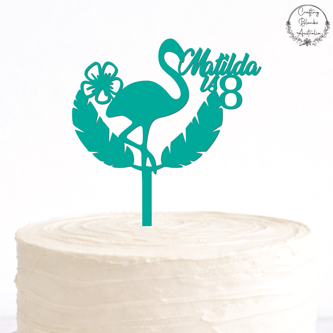 Flamingo • Custom Cake Topper • 120mm