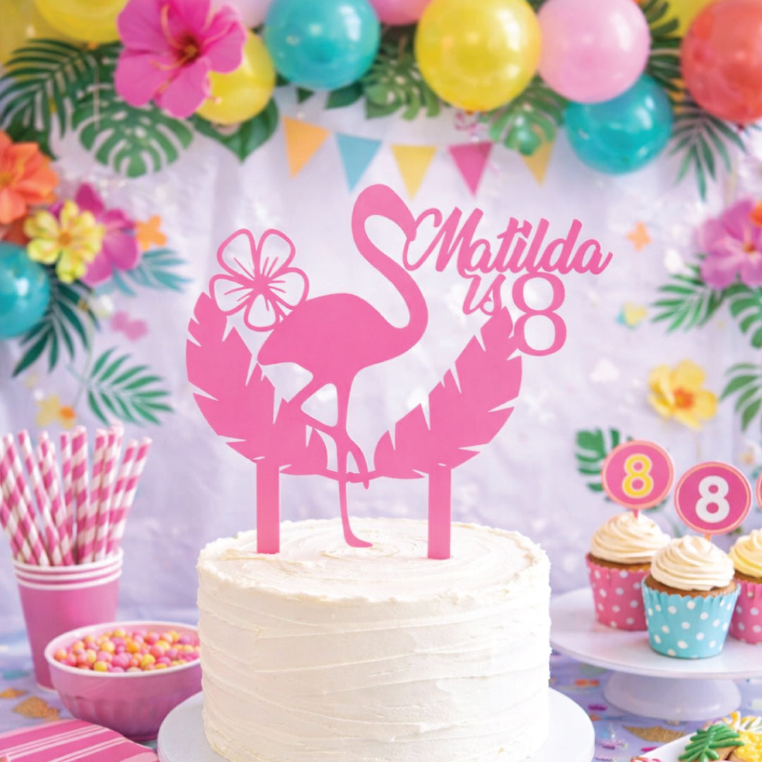 Flamingo • Custom Cake Topper • 150mm