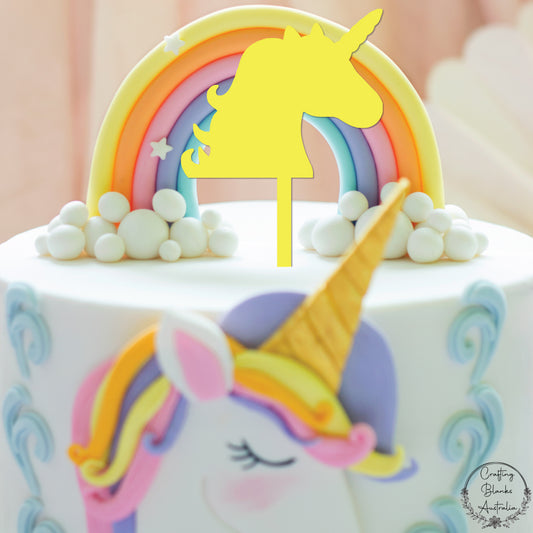 Unicorn • Cake Topper • 70mm