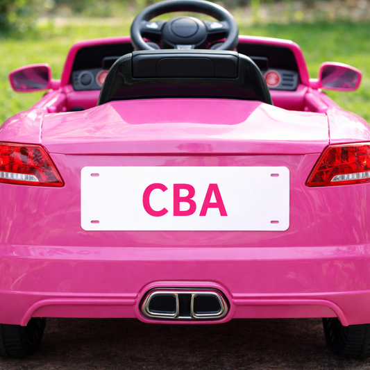 License Plate • Blank Shape • Large Slimline