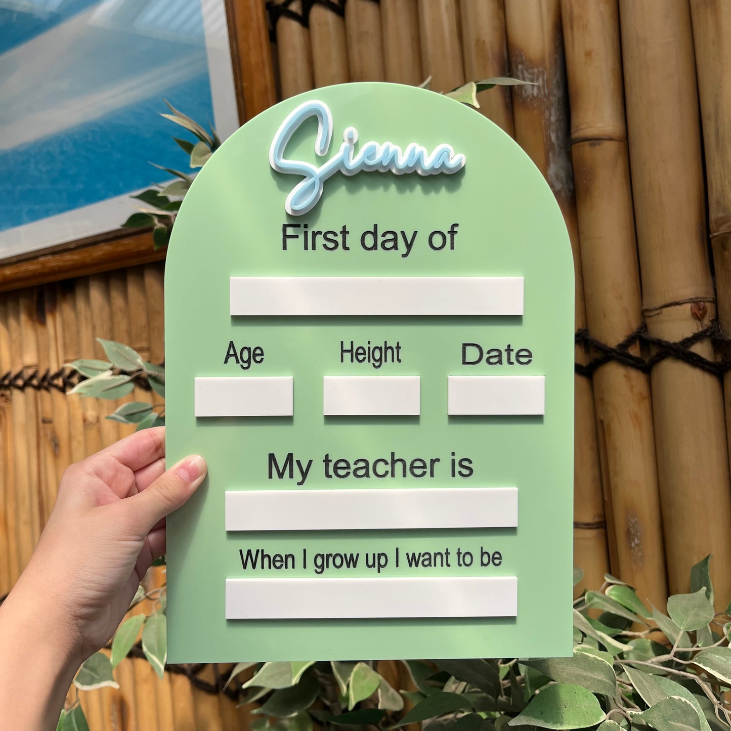 Announcement Board • Blank Shape • A3