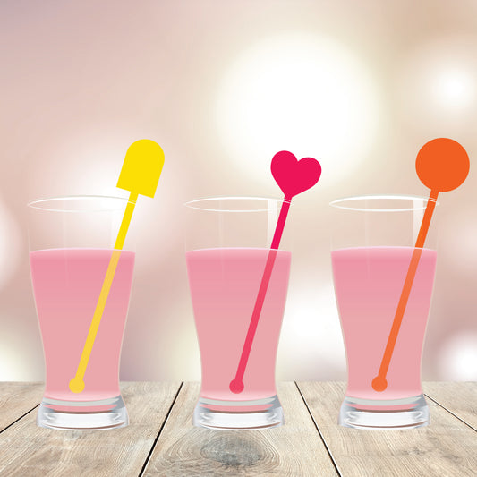 Drink Stirrer • Blank Party • Assorted Shapes