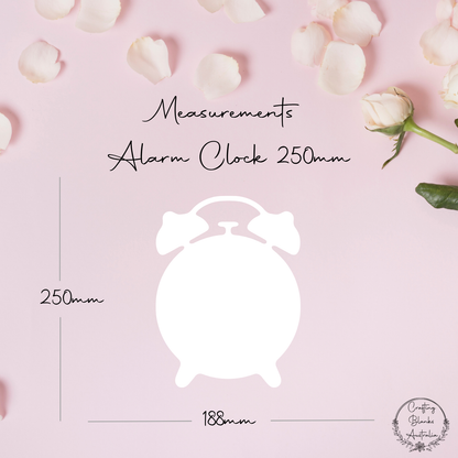 Alarm Clock • Blank Shape • 250mm