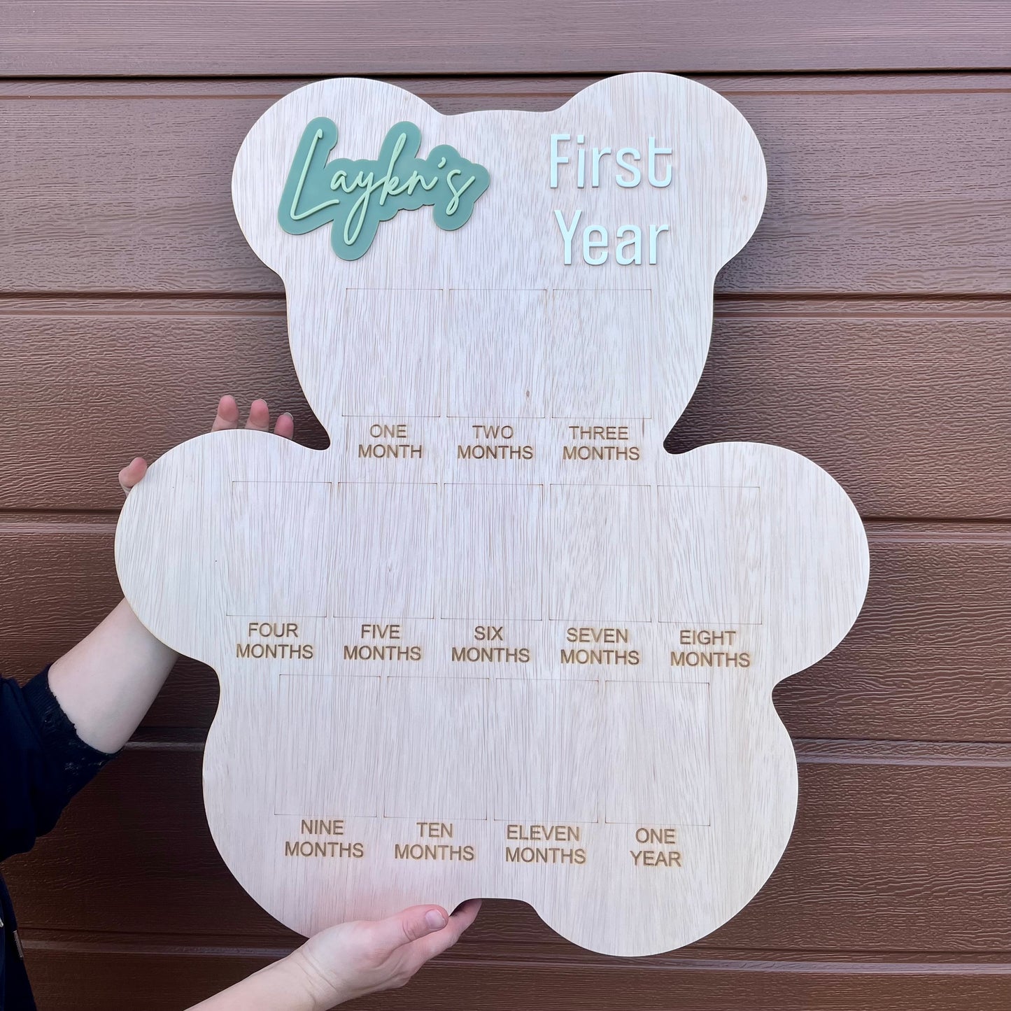 First Year • Milestone Photo Board • Blank