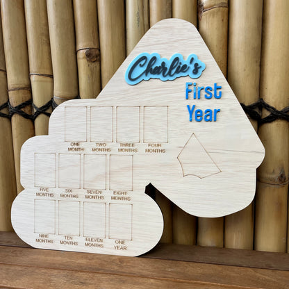 First Year • Milestone Photo Board • Custom
