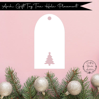 Tree • Arch Gift Tag • 30mm x 60mm