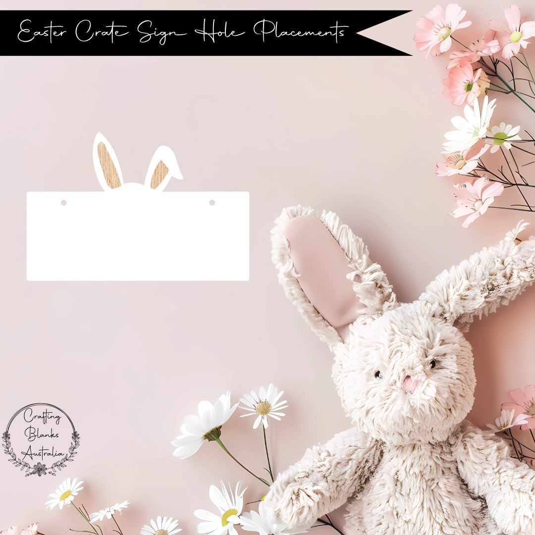 Crate Sign • Blank Plaque • 200mm