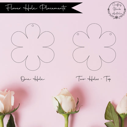 Flower • Blank Shape • 40mm