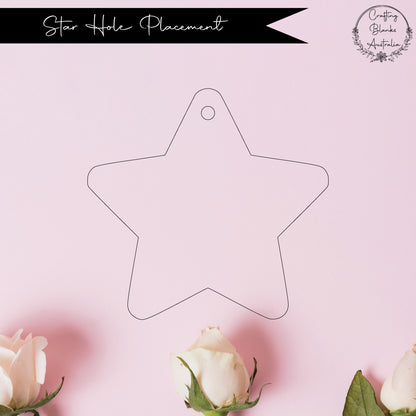 Star • Blank Shape • 90mm