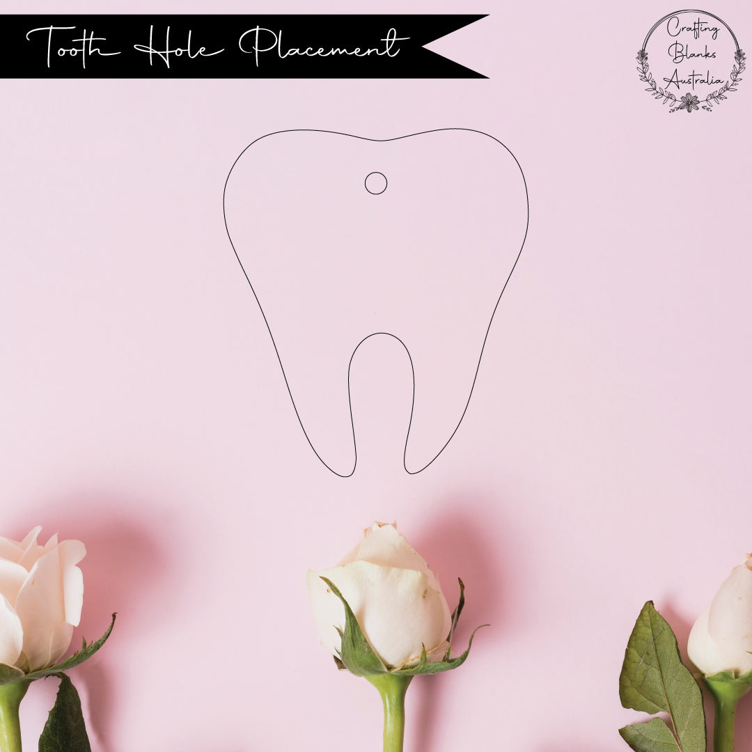 Tooth • Blank Shape • 100mm