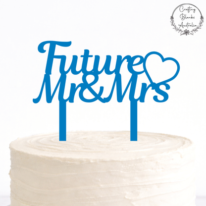 Future Mr & Mrs • Cake Topper • 150mm