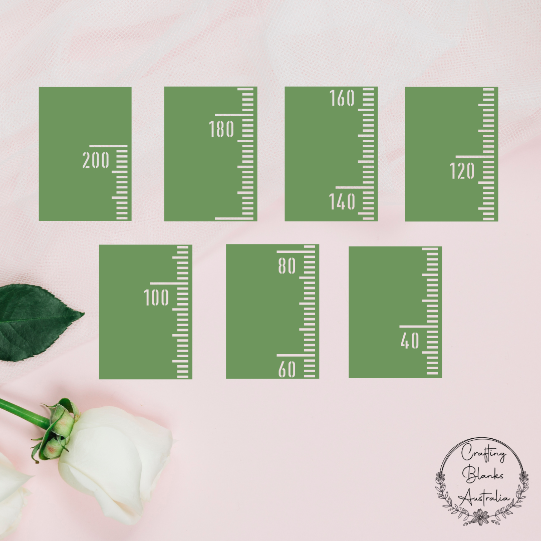 Growth Chart Ruler • Rectangle • 200cm