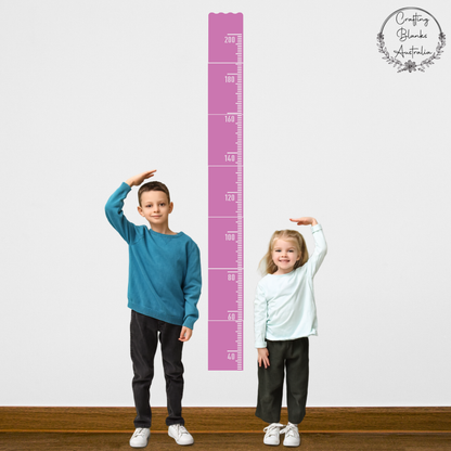 Growth Chart Ruler • Wavy Rectangle • 200cm