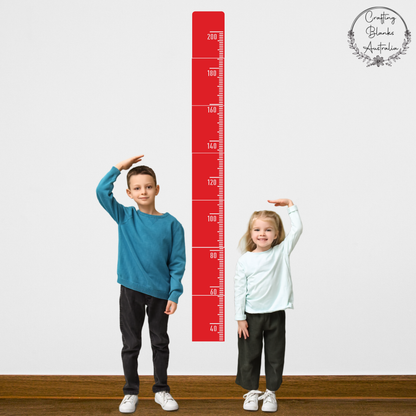 Growth Chart Ruler • Rounded Rectangle • 200cm