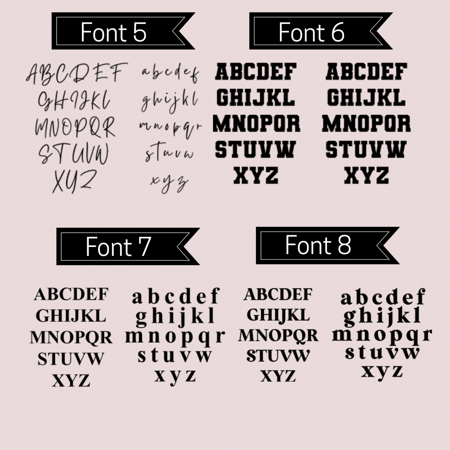 Single Letters • Blank Shape • 400mm