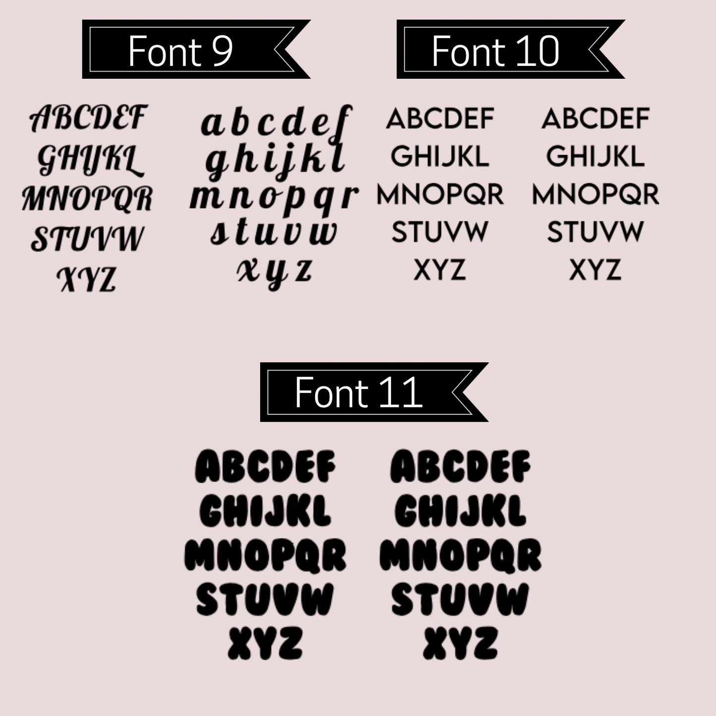 Single Letters • Blank Shape • 400mm
