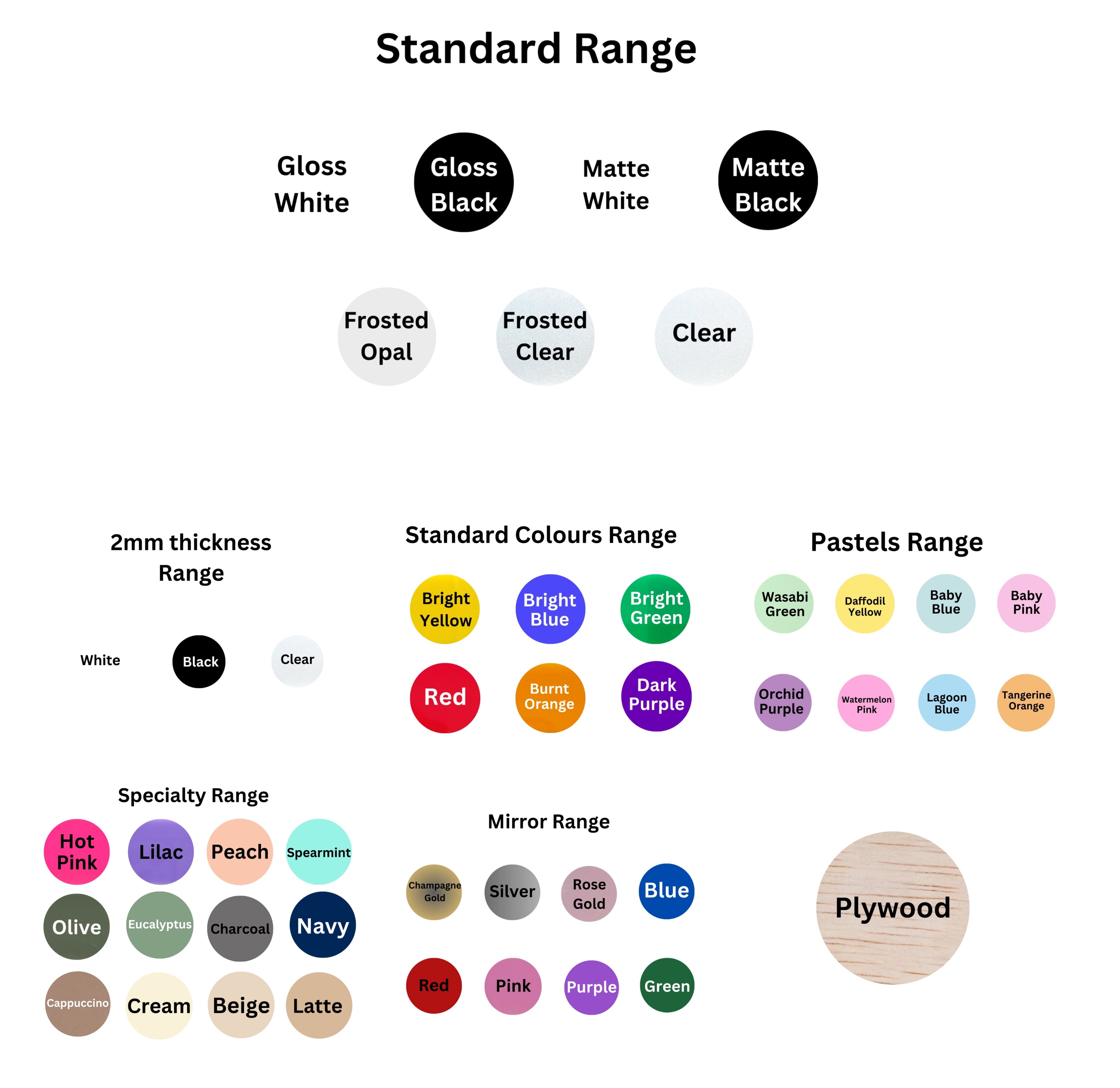Crafting Blanks Australia a Melbourne based acrylic blanks supplier