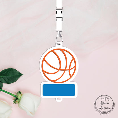 Basketball • Lanyard • Blank Tag