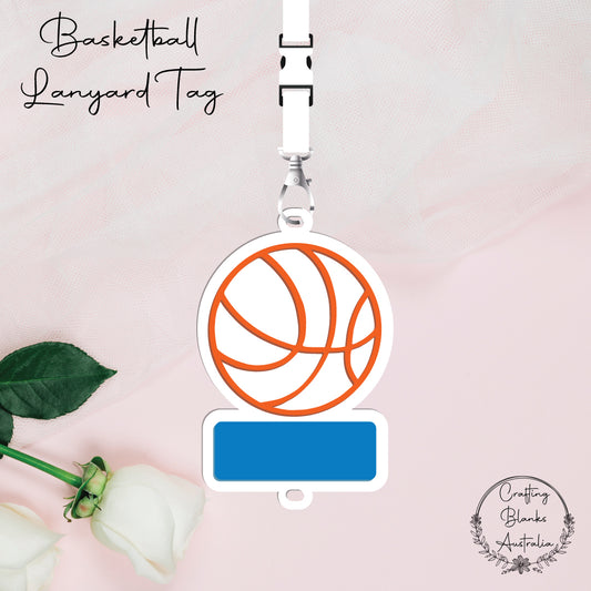 Basketball • Lanyard • Blank Tag