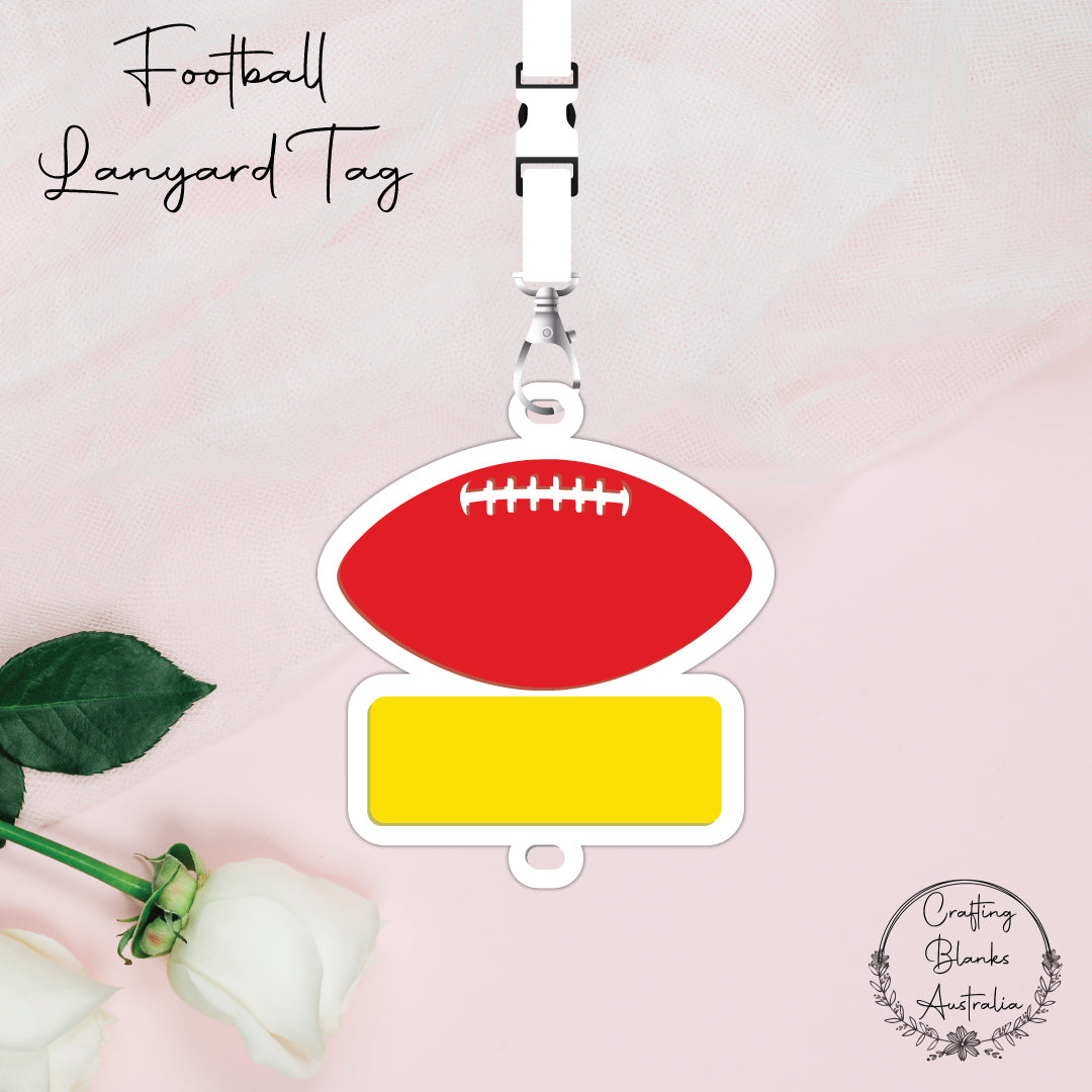 Football • Lanyard • Blank Tag