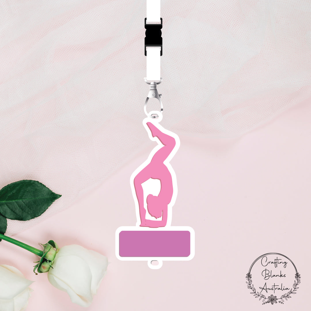 Gymnastics • Lanyard • Blank Tag