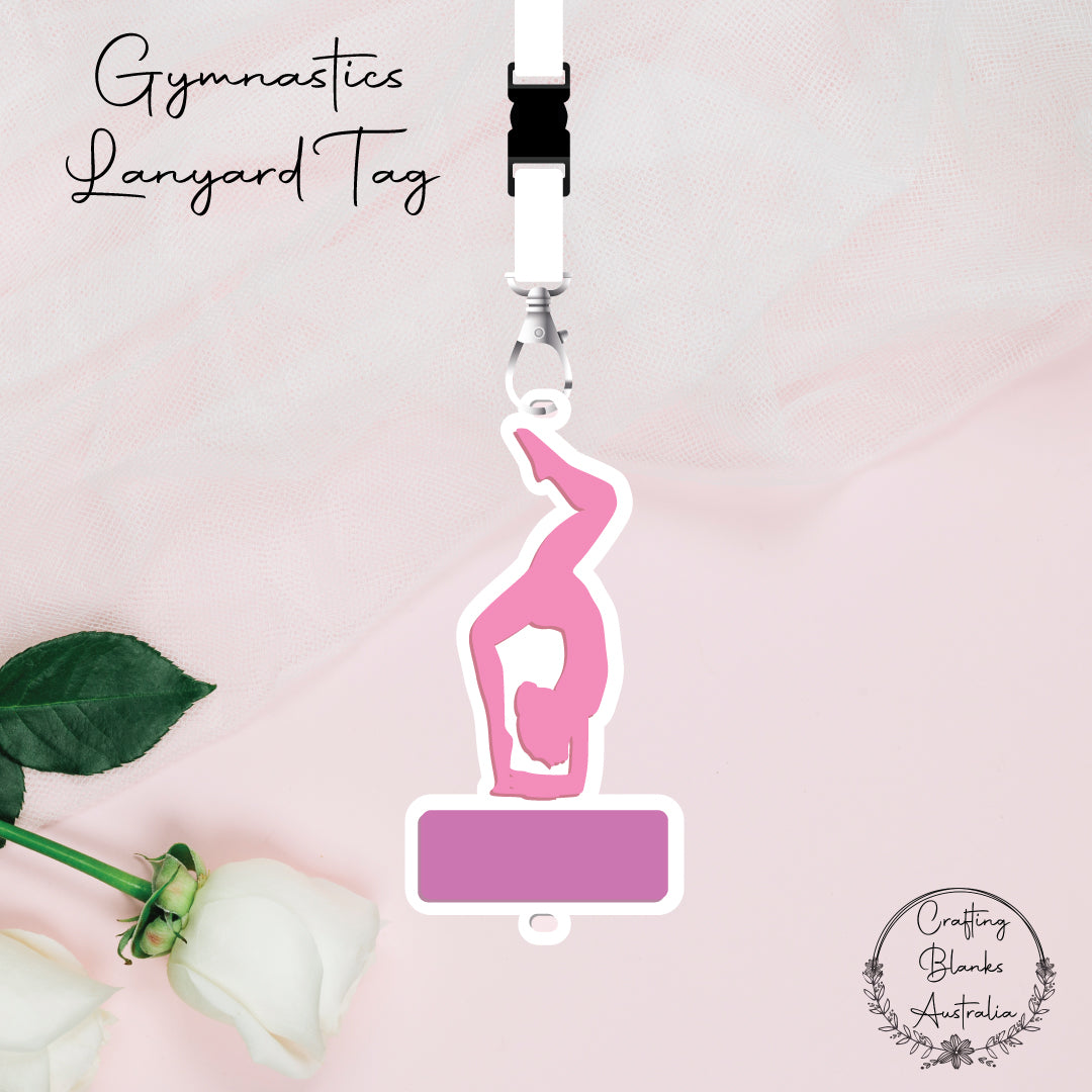 Gymnastics • Lanyard • Blank Tag