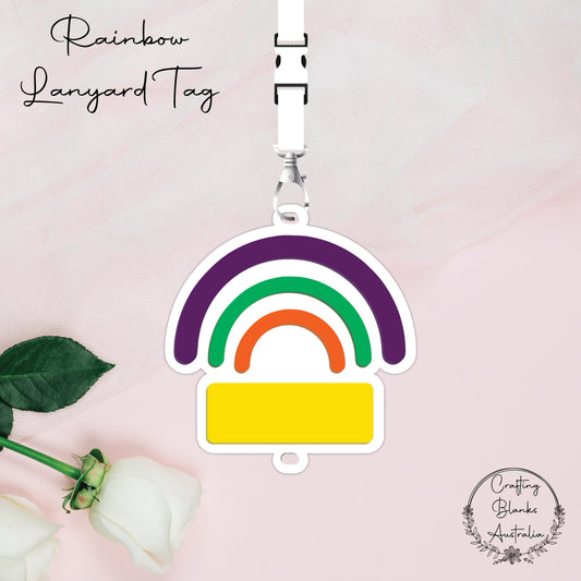 Rainbow • Lanyard • Blank Tag