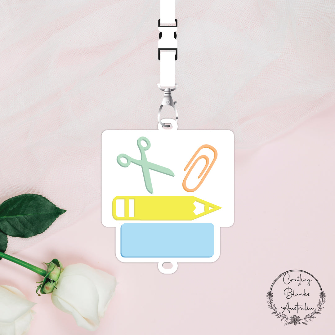 Teacher • Lanyard • Blank Tag