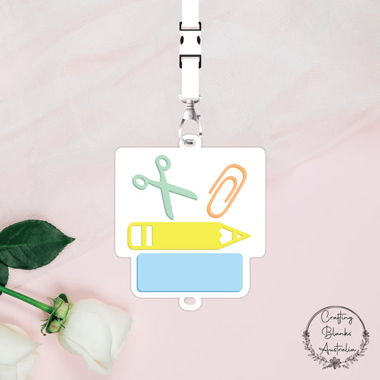 Teacher • Lanyard • Blank Tag