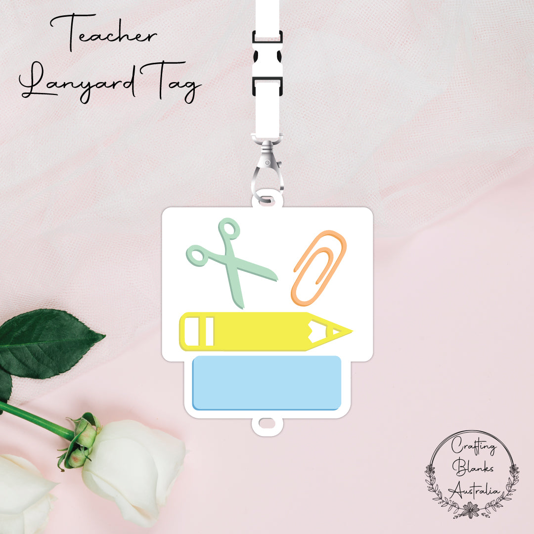 Teacher • Lanyard • Blank Tag