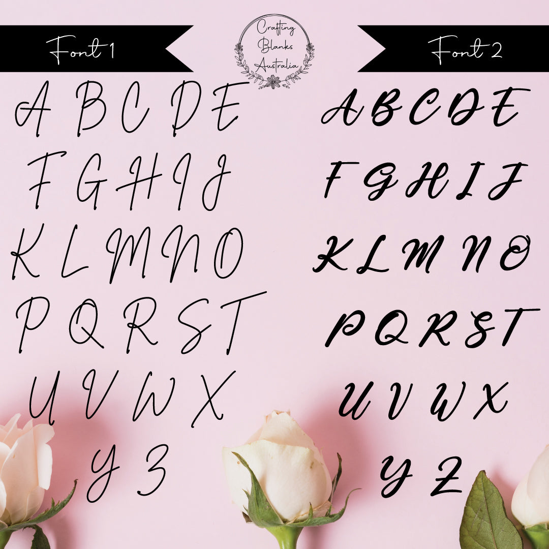 Single Letters • Blank Shape • 70mm