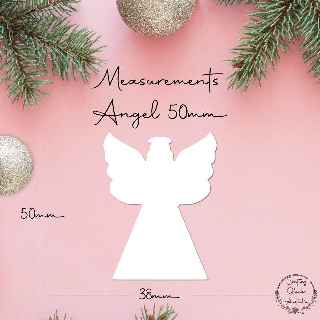 Angel • Blank Shape • 50mm – Crafting Blanks Australia