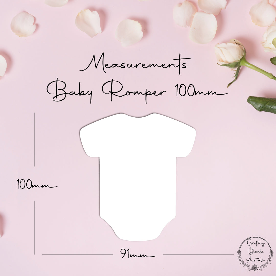 Baby Romper • Blank Shape • 100mm