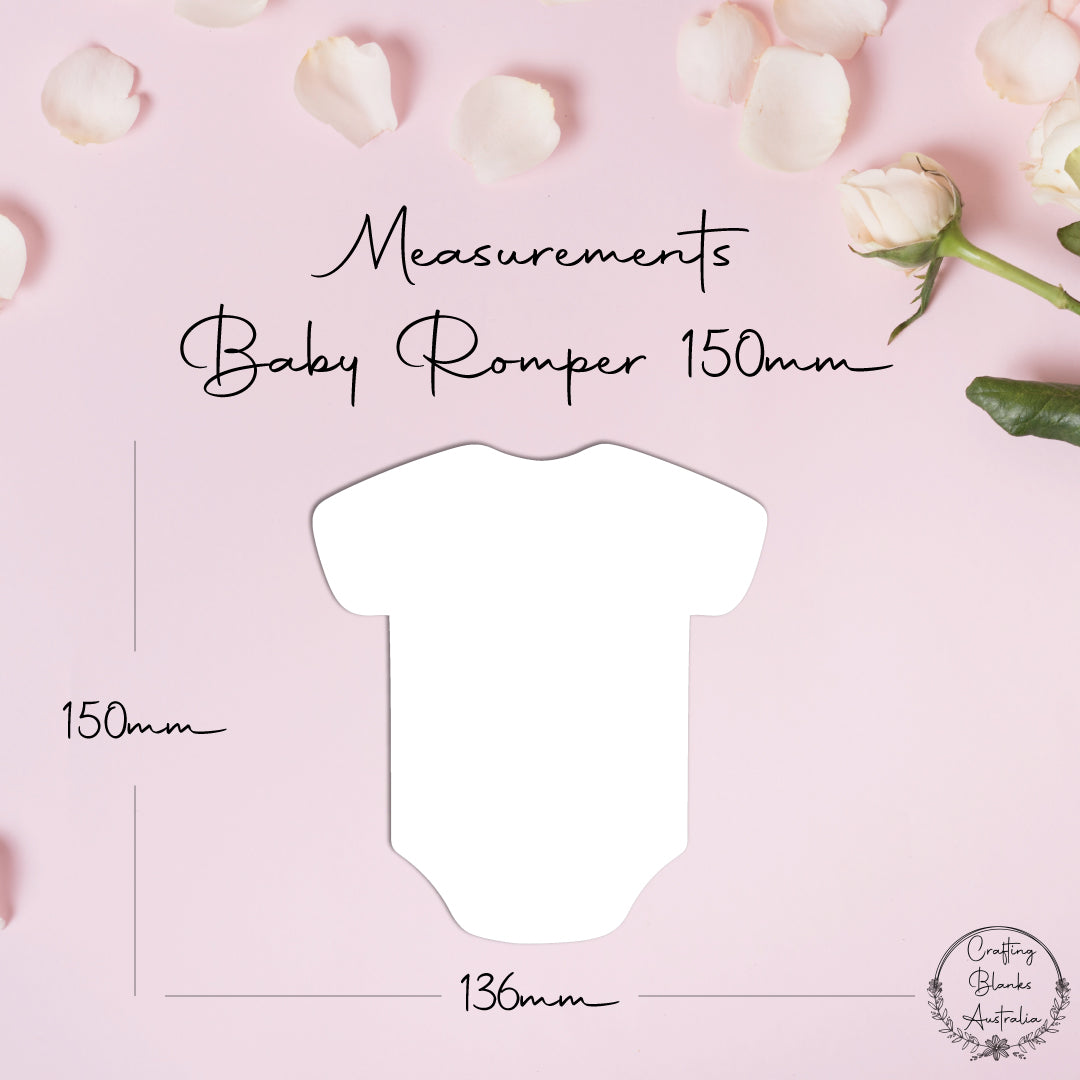 Baby Romper • Blank Shape • 150mm