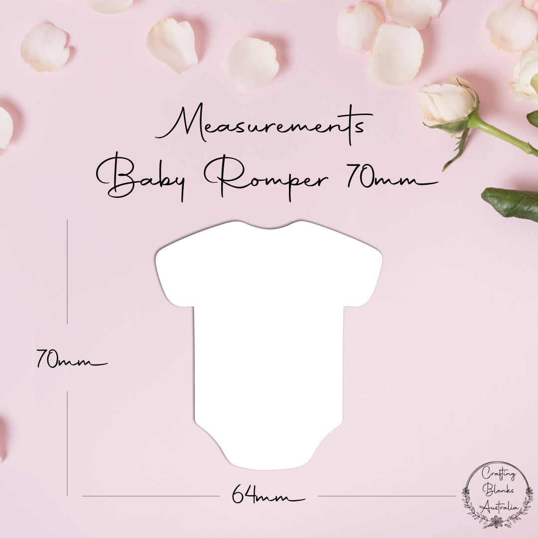 Baby Romper • Blank Shape • 70mm