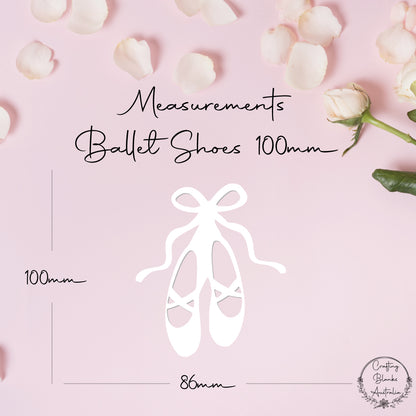 Ballet Shoes • Blank Shape • 100mm